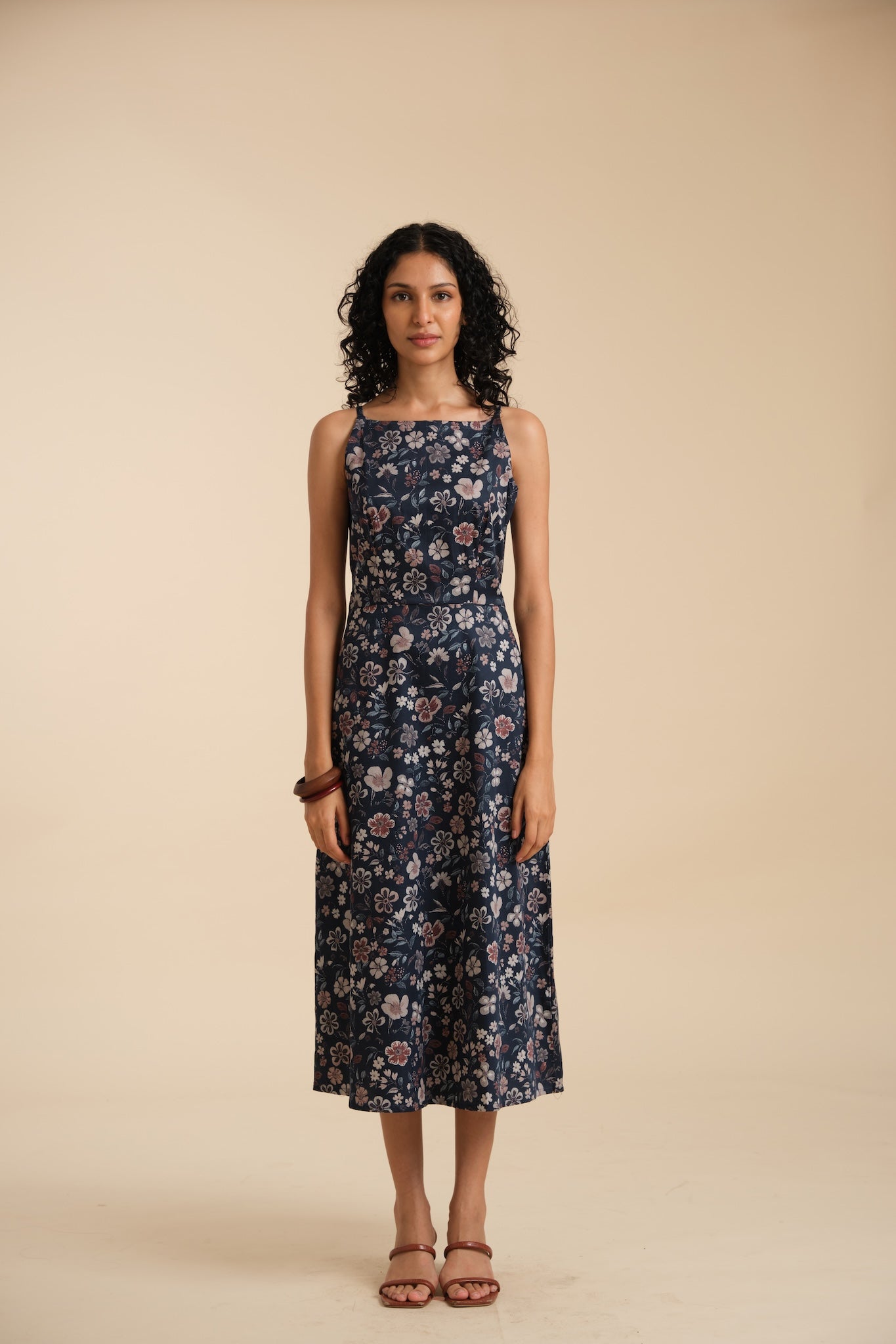 Dress - A Line - Printed Linve Dress - A Line - Printed Linve