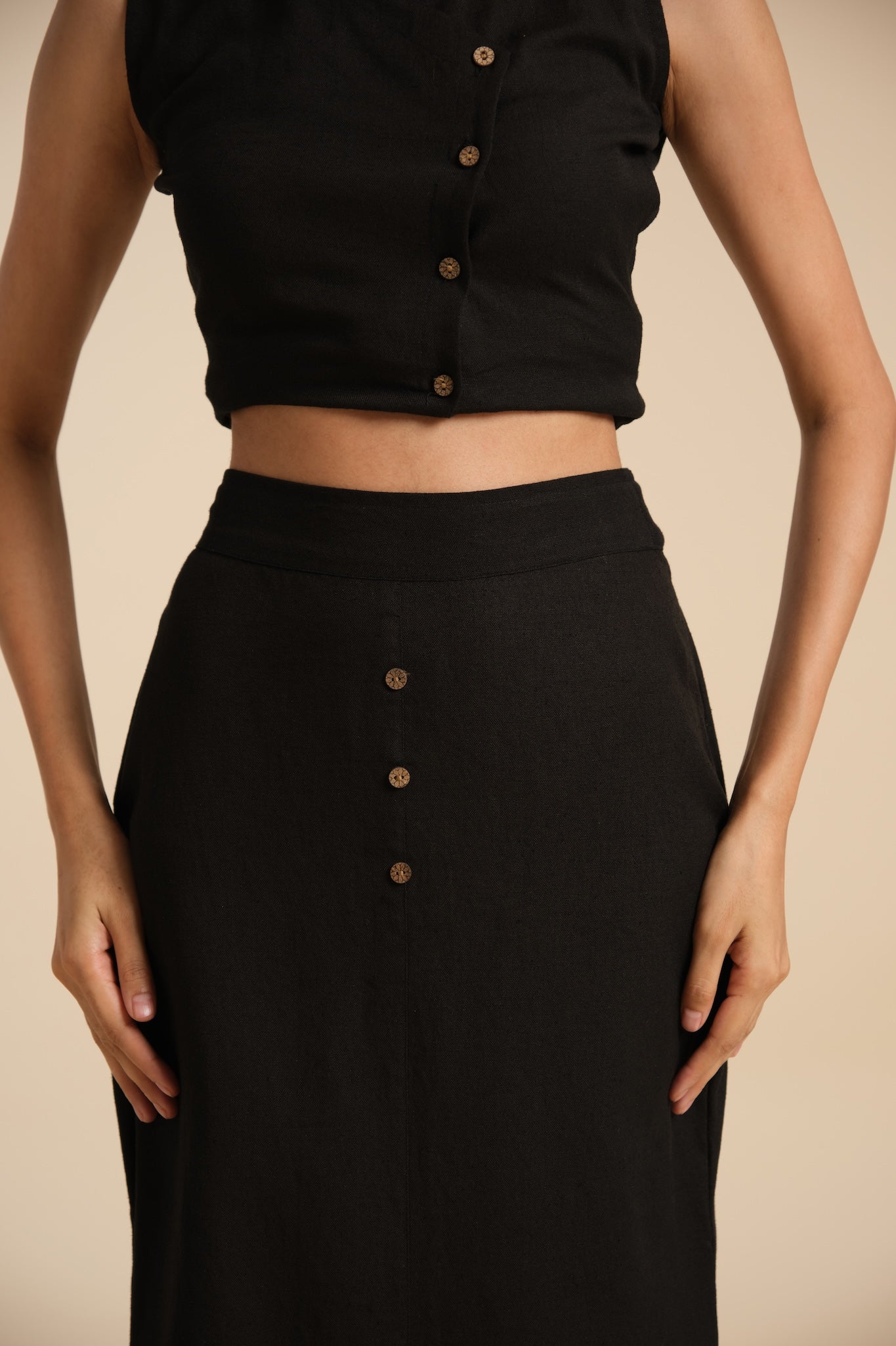 Cord Set (Skirt + Top)