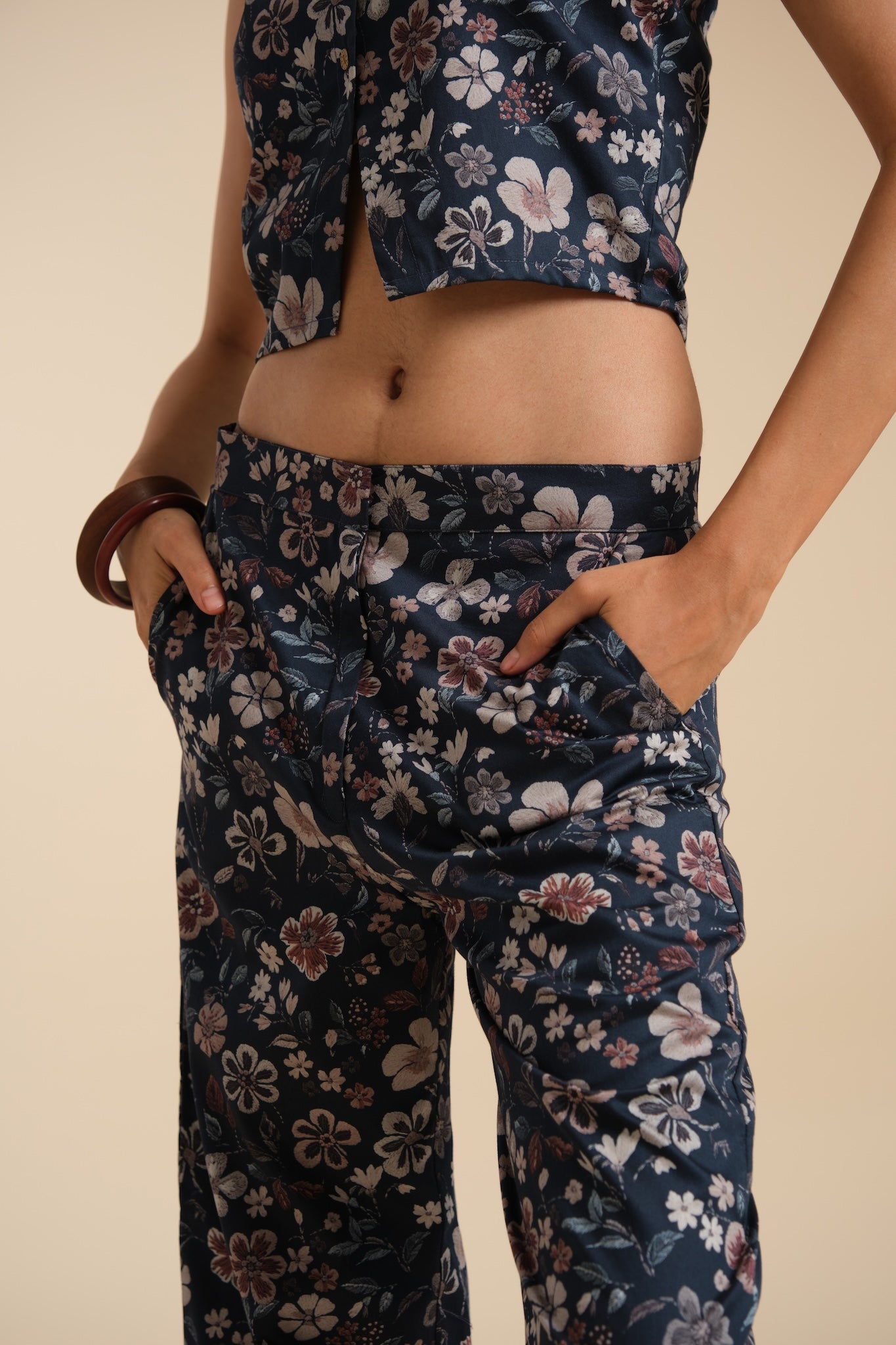 Cord Set (Pant + Top) - Printed