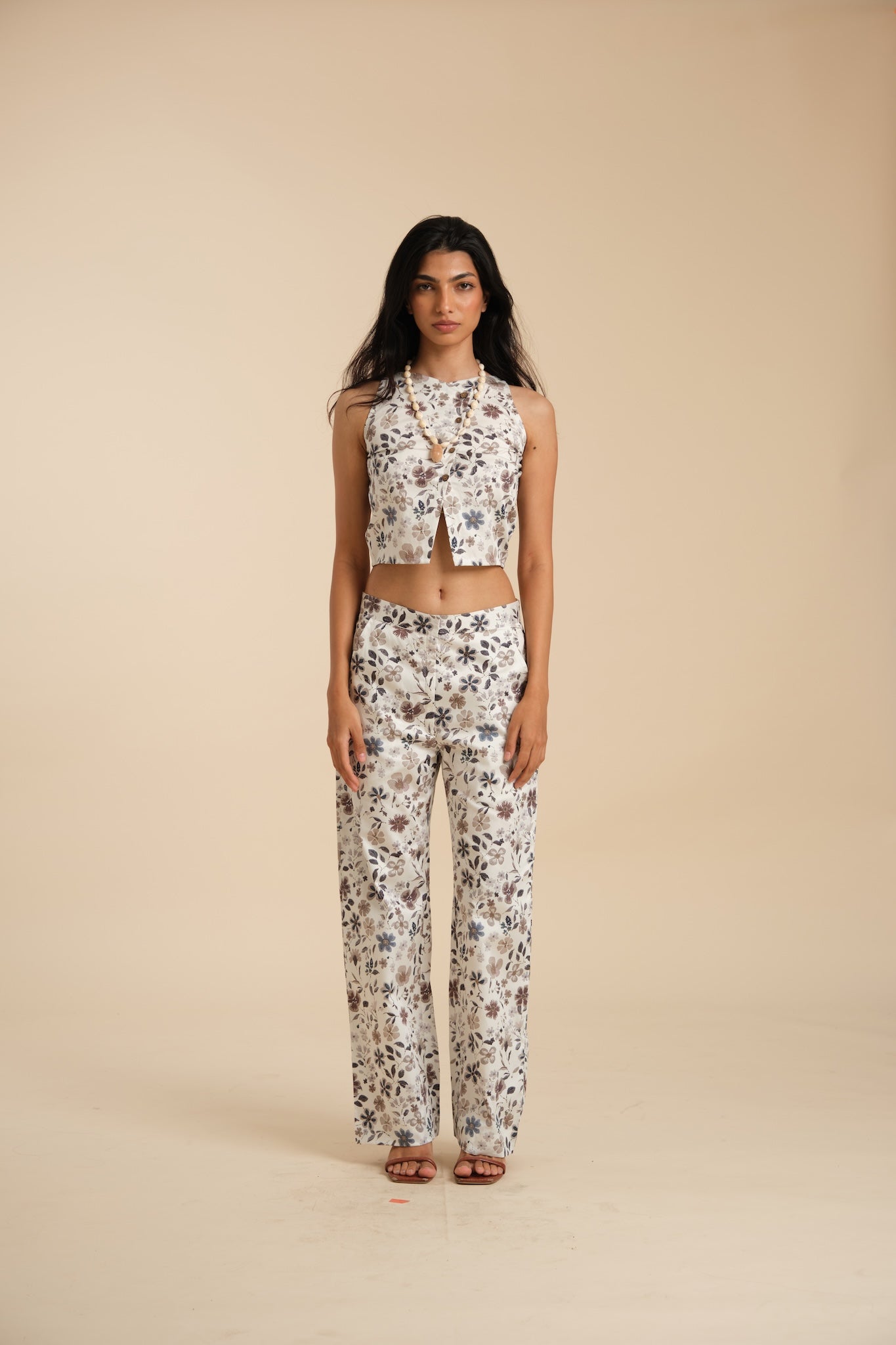 Cord Set (Pant + Top) - Printed