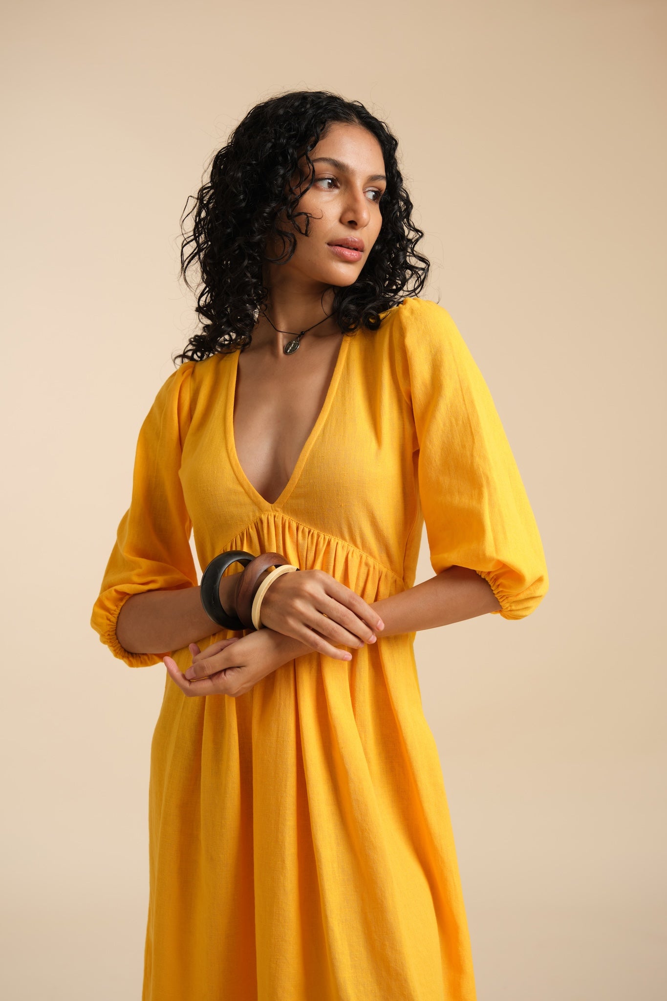 Puff Sleeve Dress