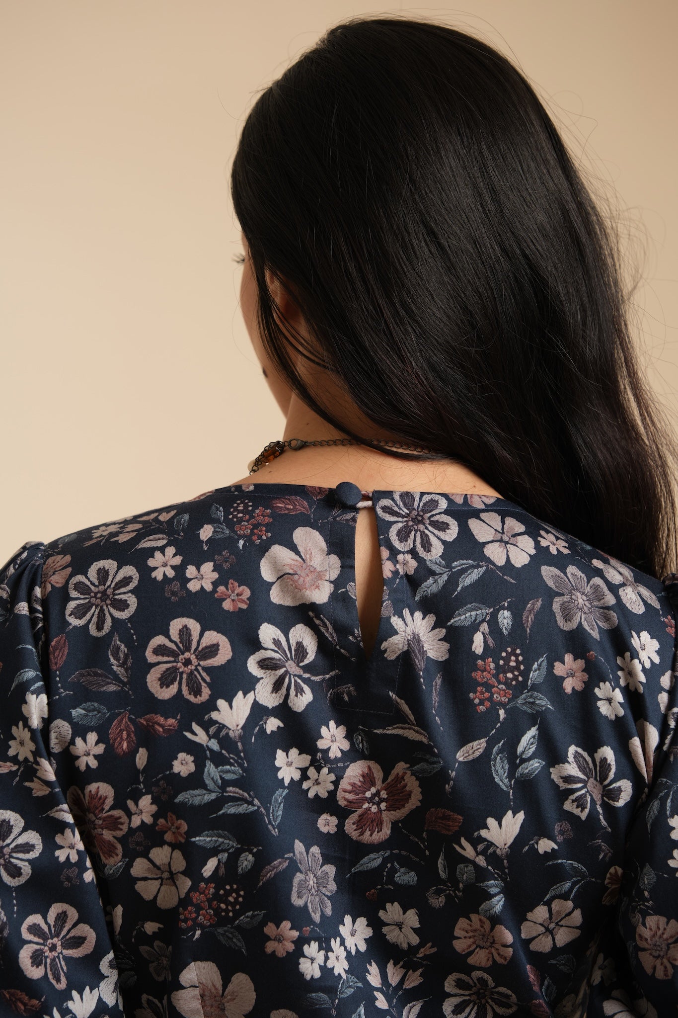 Puff Sleeve Dress - Printed