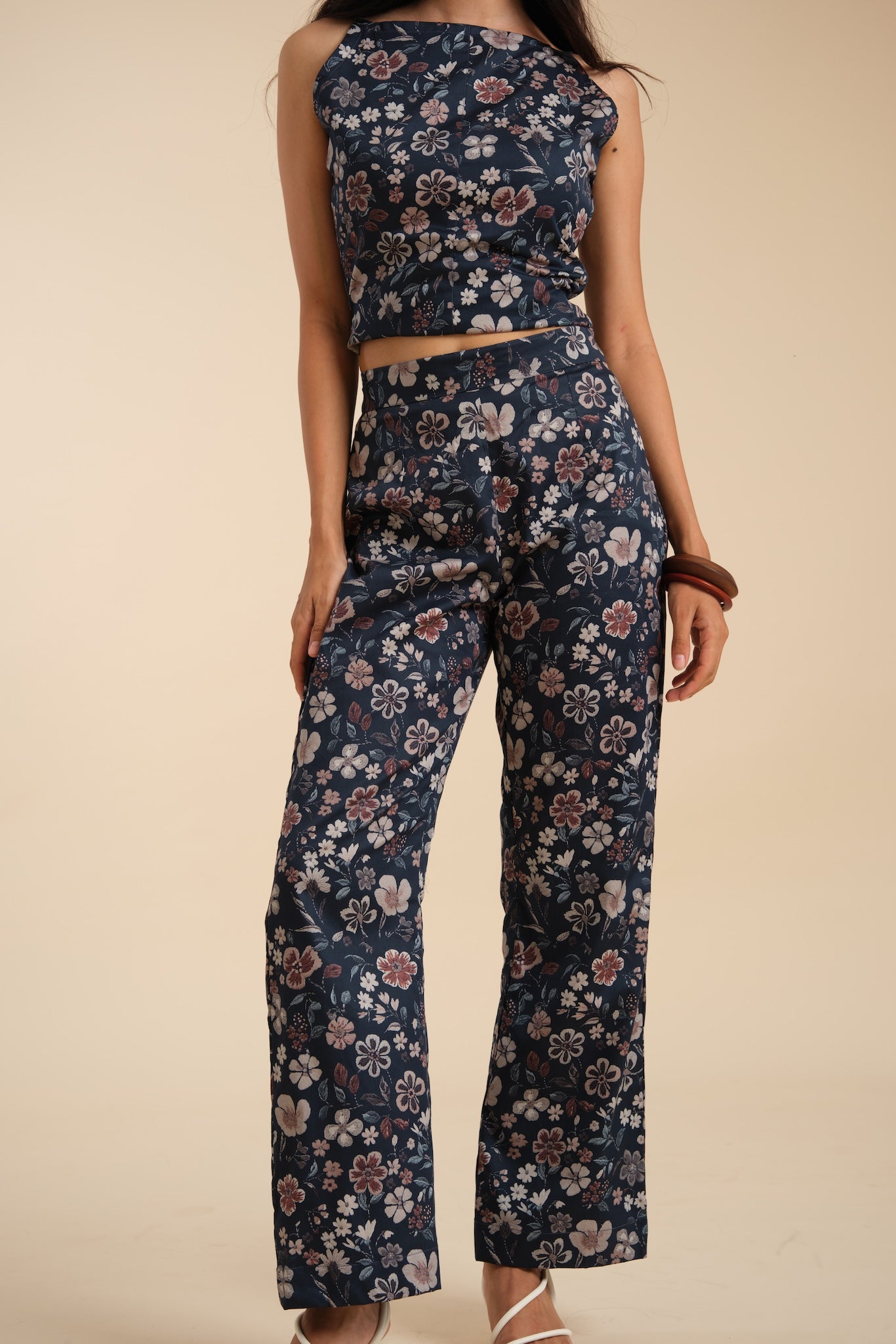 Palazzo Cord Set - Printed