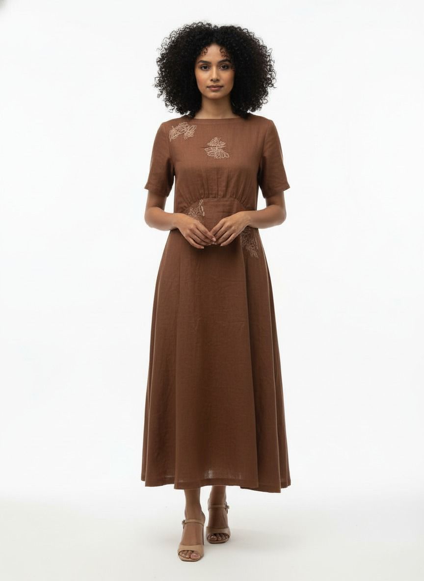 Round Yoke Dress