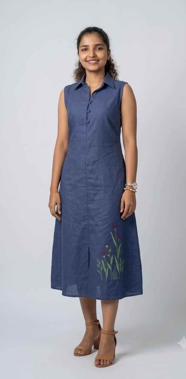 Linen Frock - B2-040