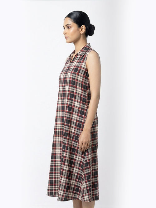 Collar Dress-Linen