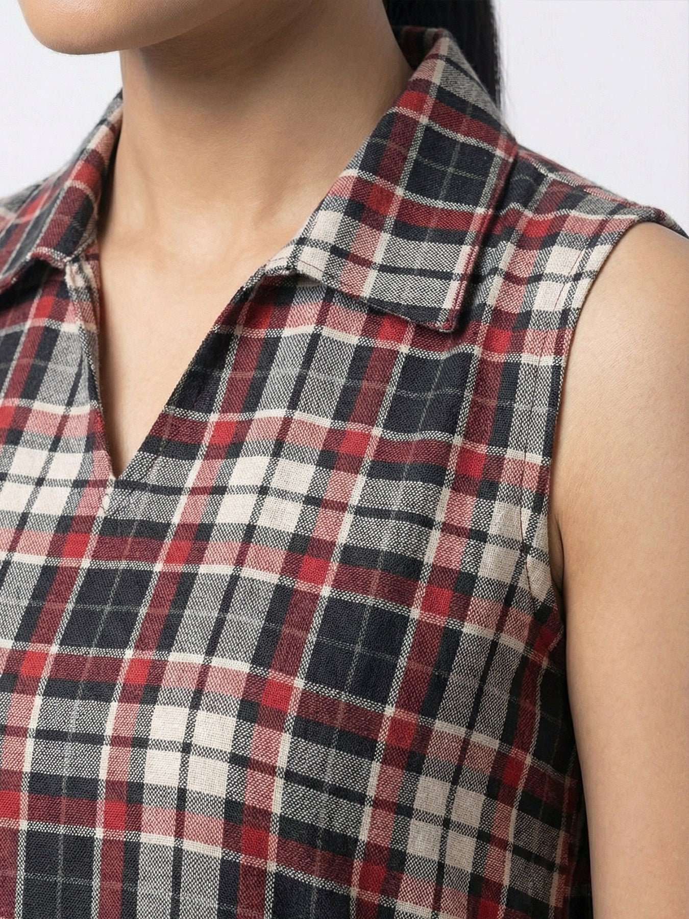 Collar Dress-Linen