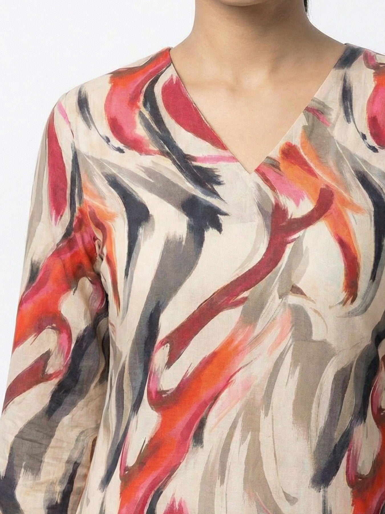 Straight cut kurti Linen