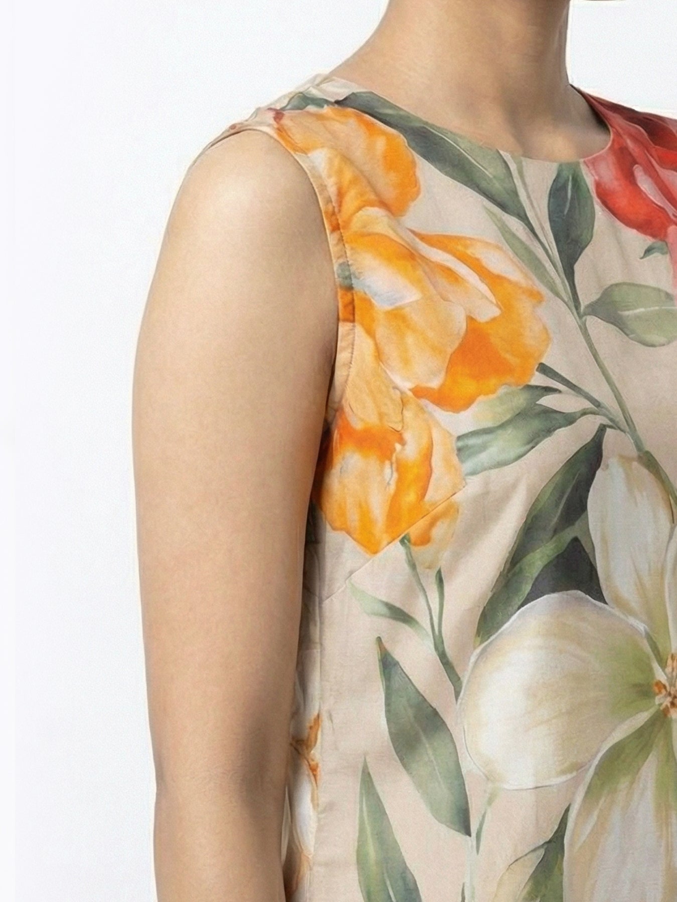 V Neck Dress -Satin