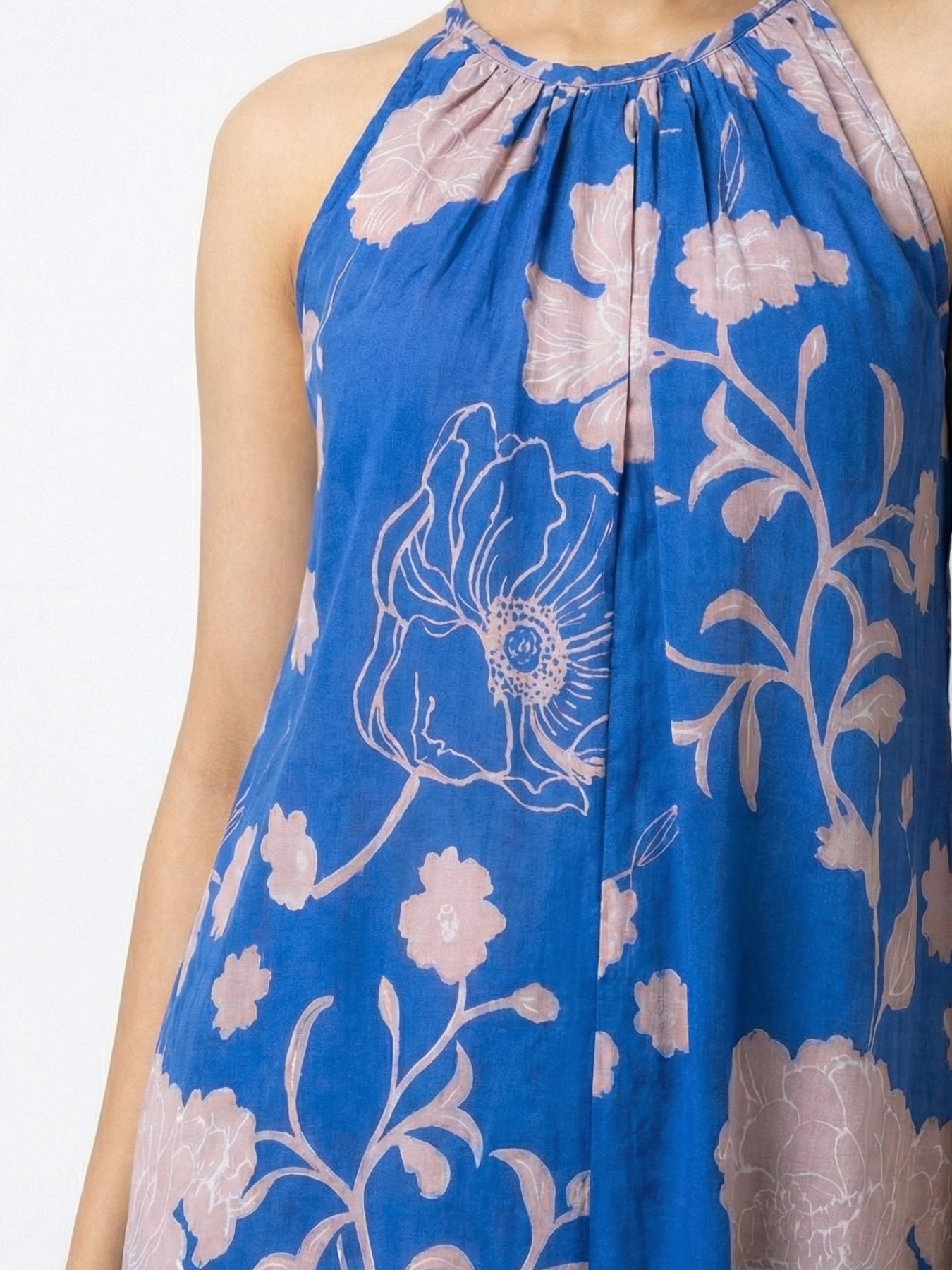 Halter neck dress Satin