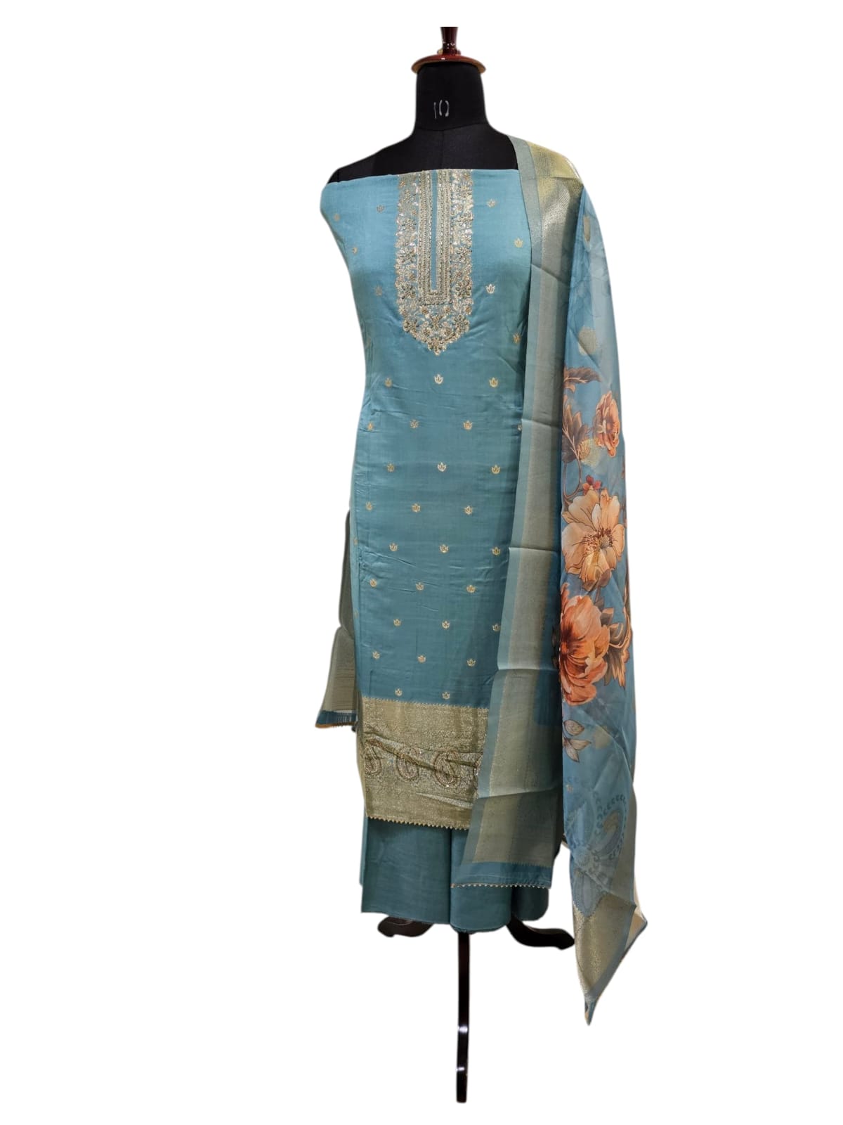 Premium Embroidered Salwar Suit Dress Material