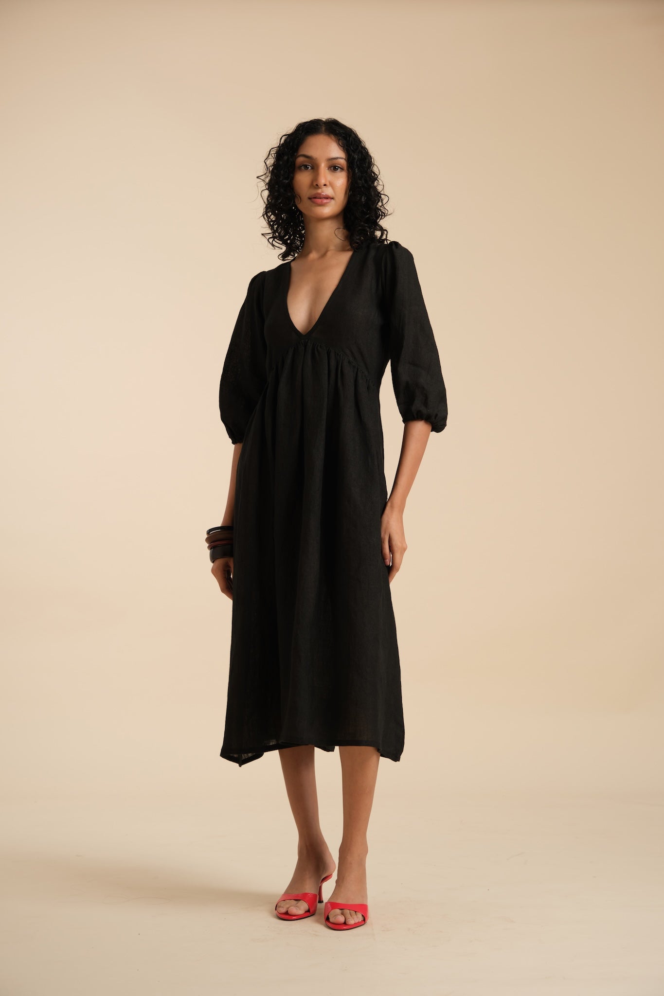 Puff Sleeve Dress