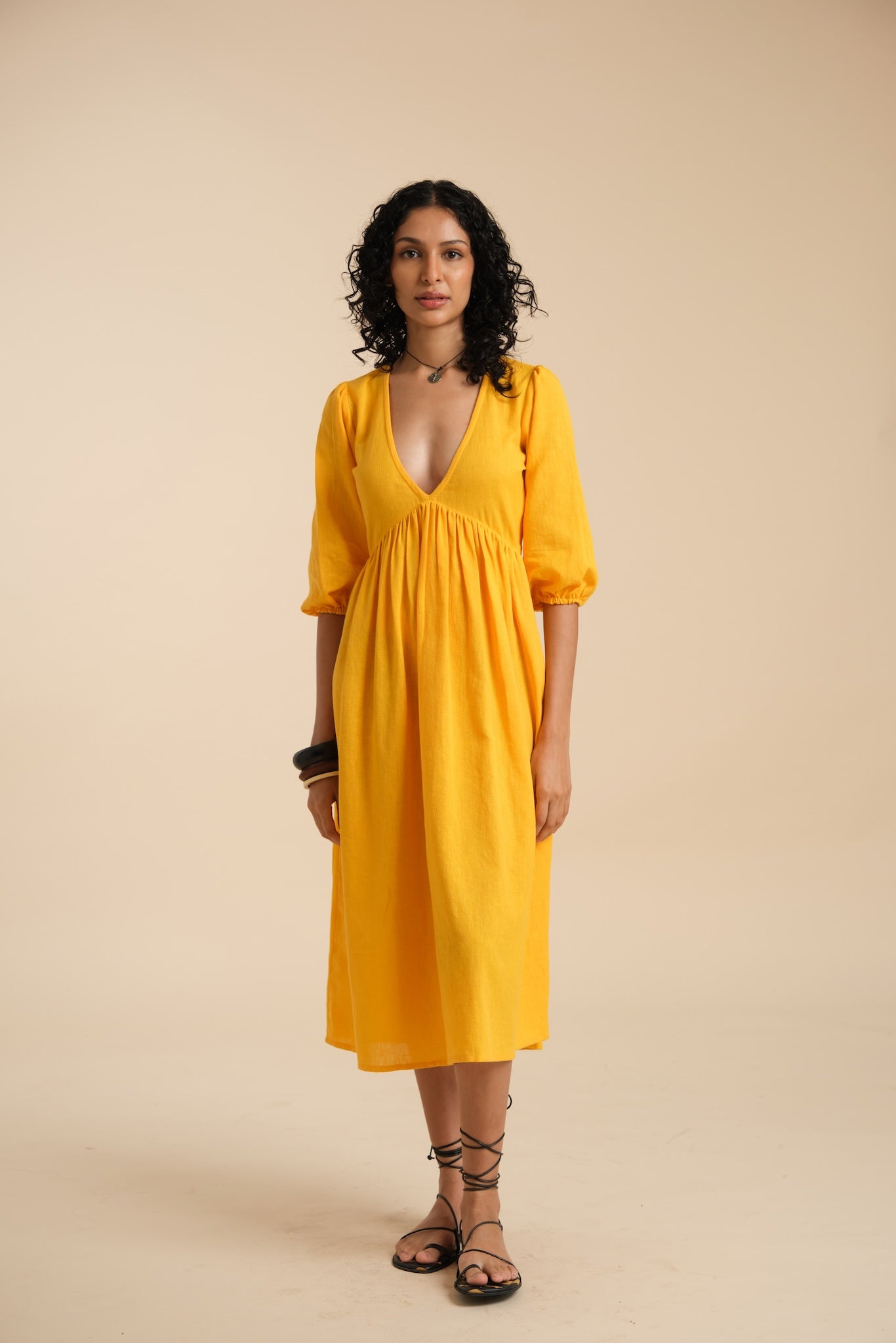 Puff Sleeve Dress