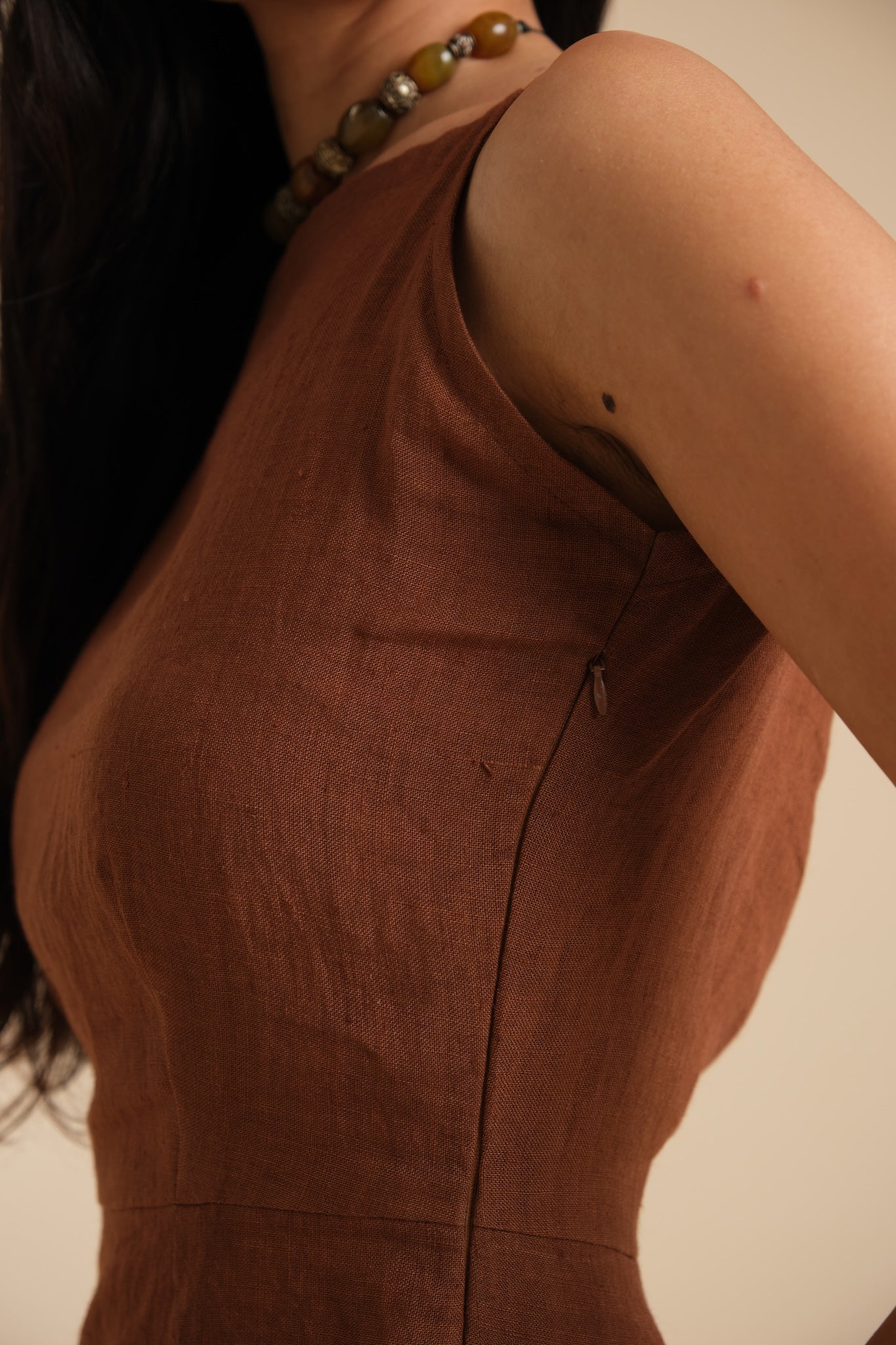 Women Linen Short Dress – Breathable Summer Wear India