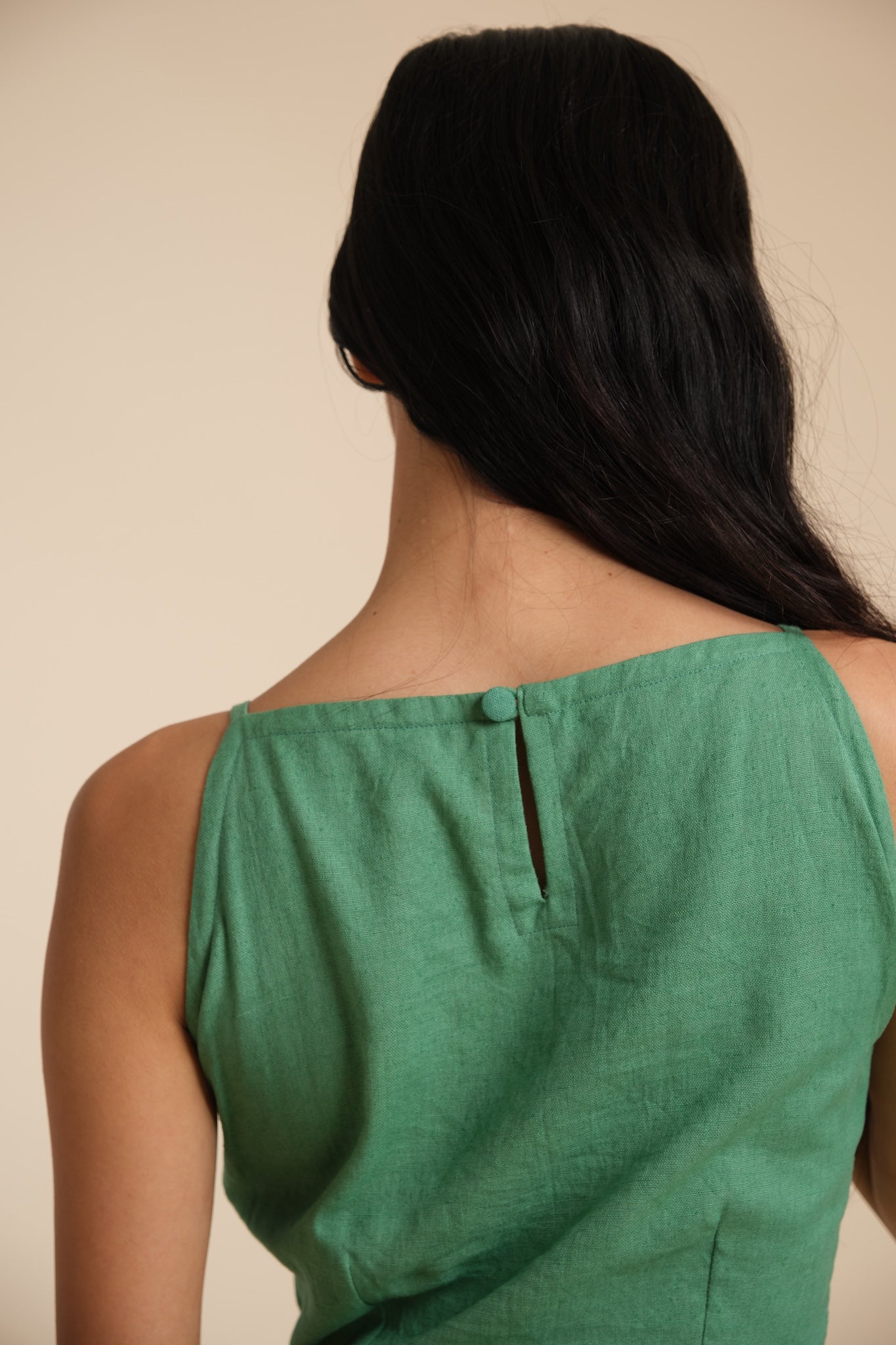 Women Linen Short Dress – Breathable Summer Wear India