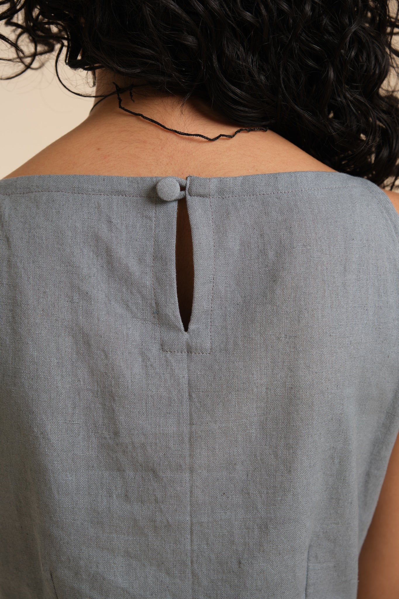 Women Linen Short Dress – Breathable Summer Wear India