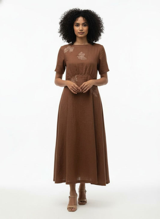 Round Yoke Dress